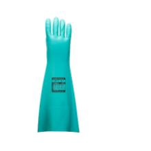 Portwest A813 extended nitrile gloves, green, sizes M-XXL product photo
