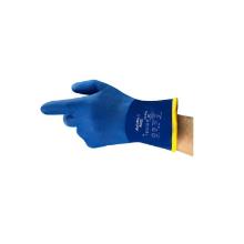 Ansell Alphatec 23-202 varratmentes kesztyű teljes PVC bevonattal, k&eacute;k, 10 term&eacute;kfot&oacute;