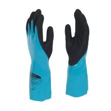 Polyco Grip It Oil C1 vegyszer&aacute;ll&oacute; kesztyű, 34 cm, k&eacute;k/fekete, 9 term&eacute;kfot&oacute;