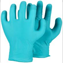 TEGERA 84510 Chemikalienschutzhandschuhe aus Nitril, grün, puderfrei, 100 Stück/Packung, 11 Produktbild