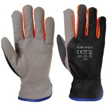 Portwest A280 Wintershield Anti-Cold leatherette/fleece gloves, black/orange product photo