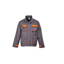 Portwest TX10 Texo Kontrast-Arbeitsjacke Grau/Orange, 1 Stk./Pack Produktbild