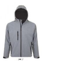 Sols replay men - kapucnis softshell kab&aacute;t, sz&uuml;rke L term&eacute;kfot&oacute;