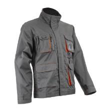 PADDOCK II. work jacket, grey/orange S product photo
