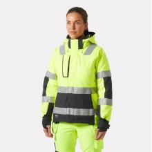 Helly Hansen Alna 2.0 Hi-Vis lined winter jacket, yellow/black, women's, L product photo