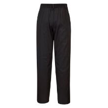 Portwest LW97BKR Gummierte schwarze Damenhose, Kingsmill-Material, 210 g Produktbild
