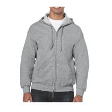 Gildan 18600 Heavy Blend Hooded Zip Up, Sport Grey product photo