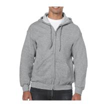 Gildan 18600 Heavy Blend kapucnis cipz&aacute;ras pul&oacute;ver, sport sz&uuml;rke 4XL term&eacute;kfot&oacute;