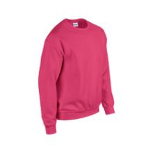 Gildan 18000 környakas pulóver, magenta, 270g, 50% pamut 50% poliészter L termékfotó
