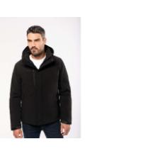 Kariban KA650 f&eacute;rfi kapucnis softshell, b&eacute;lelt kab&aacute;t, fekete M term&eacute;kfot&oacute;