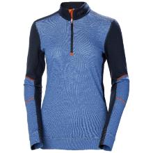 Helly Hansen Lifa Merino zipz&aacute;ras pul&oacute;ver, női, k&eacute;k-sz&uuml;rke XL term&eacute;kfot&oacute;