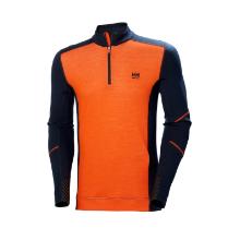Helly Hansen Lifa Merino zipz&aacute;ras pul&oacute;ver, k&eacute;k/narancs XS term&eacute;kfot&oacute;