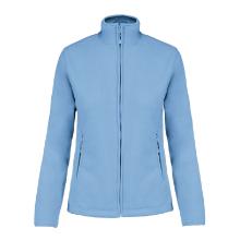 KA907 KA907 MAUREEN -Damen-Polopullover mit Reißverschluss, himmelblau 3XL Produktbild