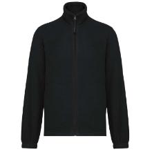 Kariban KA940 uniszex pol&aacute;r pul&oacute;ver, mandzsett&aacute;n&aacute;l rugalmas, fekete, L term&eacute;kfot&oacute;