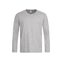 ST 2500 Classic hosszú ujjú póló, heather grey, 155g, 85% pamut+15% viszkóz, S termékfotó