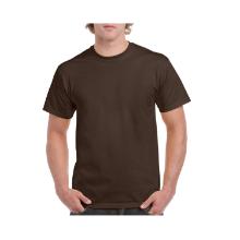Gildan 5000 Heavy Cotton k&ouml;rnyakas p&oacute;l&oacute;, dark chocolate/sbarna, pamut, 185g S term&eacute;kfot&oacute;