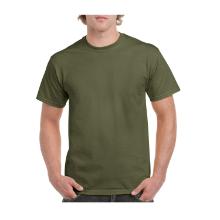 Gildan 5000 Heavy Cotton k&ouml;rnyakas p&oacute;l&oacute;, military z&ouml;ld, 185 g, pamut XXL term&eacute;kfot&oacute;
