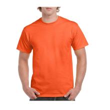 Gildan 5000 Heavy Cotton k&ouml;rnyakas p&oacute;l&oacute;, narancss&aacute;rga, 100% pamut, 185g 5XL term&eacute;kfot&oacute;