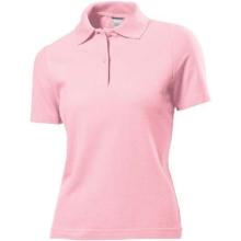 Stedman 3100 Damen-T-Shirt mit Kragen, 100 % Baumwolle, hellrosa Produktbild
