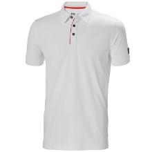 Helly Hansen Kensington Tech men's collared T-shirt, white, S product photo