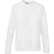 JC002 Long sleeve artic white 100% polyester T-shirt M product photo