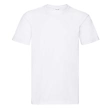 Fruit of the Loom Super Premium crew neck T-shirt, 100% cotton, 205 g, white, L product photo
