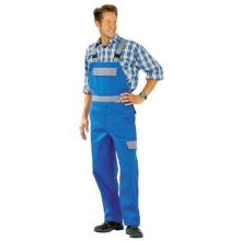 52300 Acid&flame resistant bib pants, blue/grey, 44-64 product photo