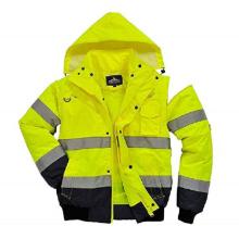 Portwest C465YN K&eacute;tt&oacute;nus&uacute; Hi-Vis bomber dzseki, s&aacute;rga/s&ouml;t&eacute;tk&eacute;k L term&eacute;kfot&oacute;