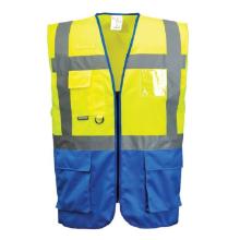 Portwest C476YRB Warsaw Executive Warnschutzweste, Gelb/Blau Produktbild