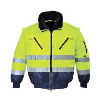 Portwest PJ50YN Hi-Vis 3in1 Pil&oacute;ta kab&aacute;t, s&aacute;rga/ k&eacute;k 4XL term&eacute;kfot&oacute;