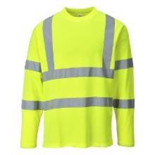 Portwest S278YER Hi-Vis s&aacute;rga, hossz&uacute; ujj&uacute; p&oacute;l&oacute;ing, 55%PAM, 45%PES, 175g L term&eacute;kfot&oacute;