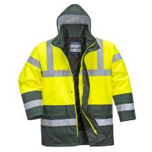Portwest S466YGR Traffic kontraszt Hi-Vis b&eacute;lelt kab&aacute;t, s&aacute;rga/z&ouml;ld L term&eacute;kfot&oacute;