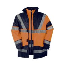 Sioen SKOLLFIELD 4-in-1 Hi-Vis esőkab&aacute;t, narancs/k&eacute;k S term&eacute;kfot&oacute;