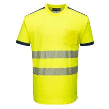 Portwest T181 PW3 Hi-Vis T-Shirt, Yellow/Blue S-3XL product photo