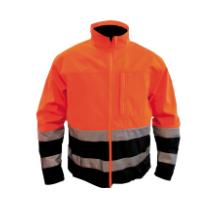 MJ 51-300 M-Wear Soft-shell kab&aacute;t, narancs/k&eacute;k 3XL term&eacute;kfot&oacute;