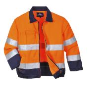 Portwest TX70 Madrid Hi-Vis Jacket, Orange/Blue, S-3XL product photo