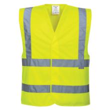 Portwest C470YE Hi-Vis mellény 2 fényvisszaverő csíkkal 4XL/5XL termékfotó