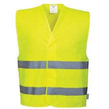 J&oacute;ll&aacute;that&oacute;s&aacute;gi mell&eacute;ny t&eacute;pőz&aacute;ras 120g/m2 TOP VEST FLUO-Y, fluo s&aacute;rga, XXL-3XL term&eacute;kfot&oacute;