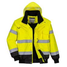 Portwest C465YBR Two-tone Hi-Vis bomber jacket, yellow/black XXL product photo