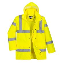 Portwest RT60 Hi-Vis l&eacute;g&aacute;teresztő rain traffic kab&aacute;t, citroms&aacute;rga 3XL term&eacute;kfot&oacute;