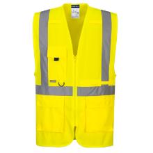 Portwest C357 Hi-Vis Executive Vest with Tablet Pocket, Yellow M product photo