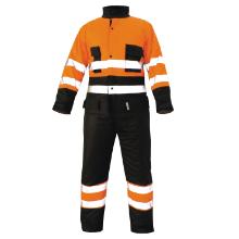 MJ 45-777 M-Wear Andres premium winter overalls, orange/blue product photo