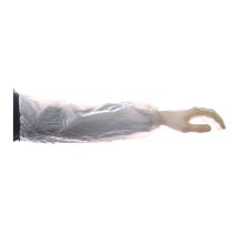 MJ 65-682 PE forearm protector, rubberized, white, 40 micron, 20x40cm product photo