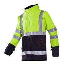 Sioen ARLIER multinorm&aacute;s &iacute;v&aacute;ll&oacute; kab&aacute;t, Hi-Vis s&aacute;rga/sk&eacute;k M term&eacute;kfot&oacute;