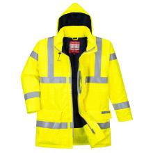 Portwest S778YER Flame retardant, antistatic Hi-Vis lined jacket 6XL product photo