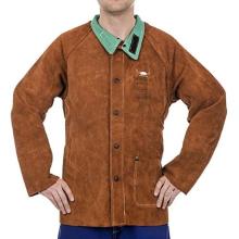 Weldas Lava Brown has&iacute;tott marhabőr hegesztő kab&aacute;t, 76 cm term&eacute;kfot&oacute;