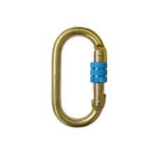 Irudek 981 Oval Steel Screw-Lok Carabiner, 17mm Hole product photo