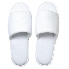 Bunzl Cosmetics Open toe, hotel, terry slippers, white, 29cm product photo