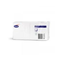 Duni 168413 tissue szalv&eacute;ta, feh&eacute;r, 24x24 cm, 3 r&eacute;teg, 1/4 hajtott, 250db/csom term&eacute;kfot&oacute;