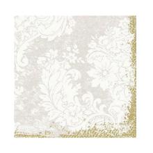 Duni 174207 Tissue Royal White szalv&eacute;ta, 33x33cm, 3r, 1/4 hajtott, 250db/csom term&eacute;kfot&oacute;